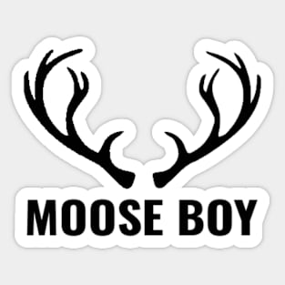 MOOSE BOY BLACK Sticker